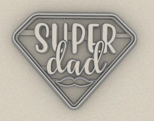#fathersday Super Dad Cookie Cutter