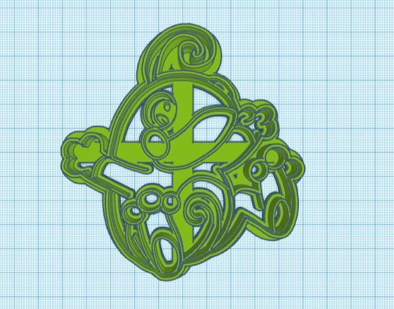 Pokemon: Politoed Cookie Cutter