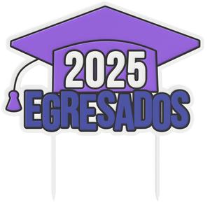 Cake topper Egresados 2025