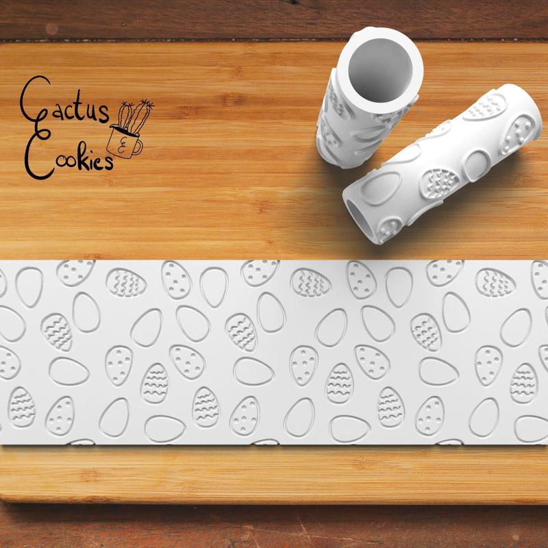 Easter Egg pattern textured roller 0813_1