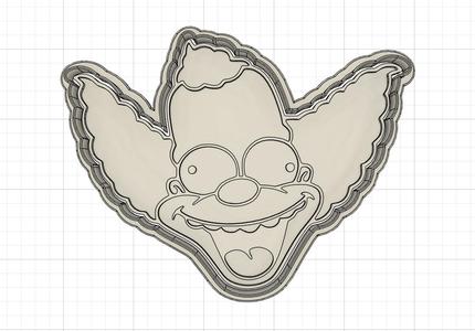 Krusty the Clown Cookie Cutter