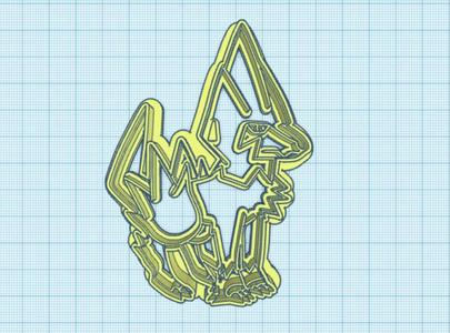 Pokemon: Manectric Cookie Cutter
