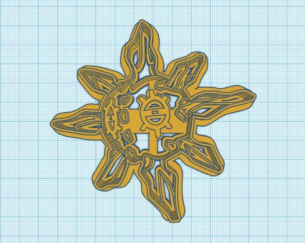 Pokemon: Solrock Cookie Cutter