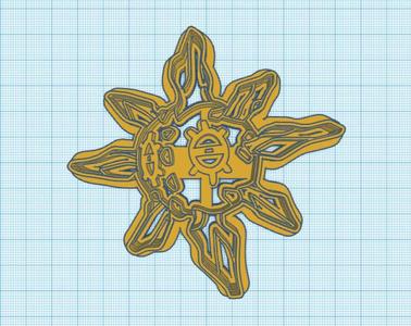 Pokemon: Solrock Cookie Cutter