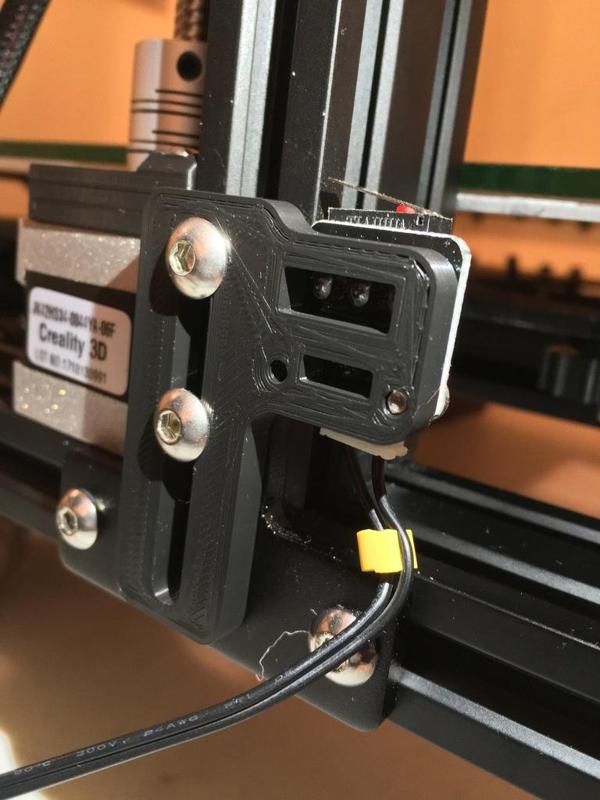 Adjustable CR-10 Z endstop (Lowrider remix)