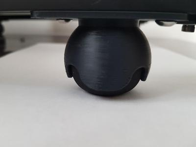 CR-10 Squash ball (& racquetball) feet + Y axis extra feet (40x20 t/v slot profile/extrusion)