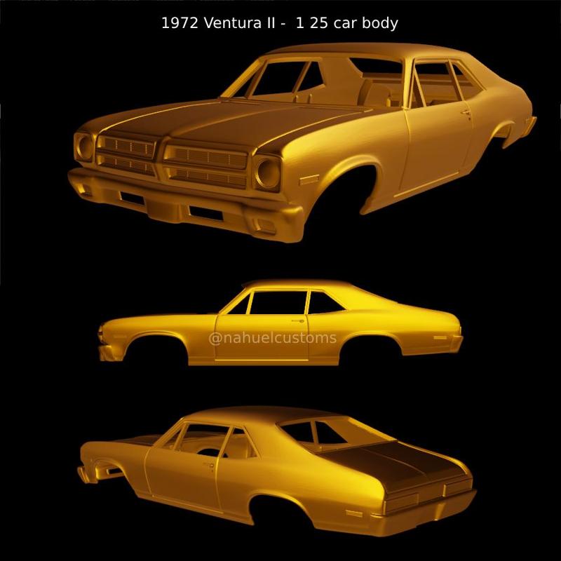1972 Ventura II -  1 25 car body