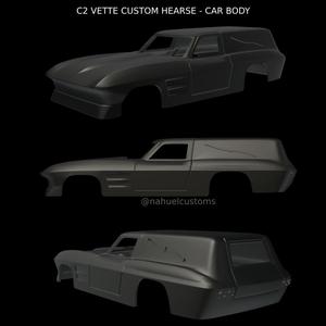 C2 VETTE CUSTOM HEARSE - CAR BODY