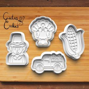 Thanksgiving Cookie Cutter set 0733