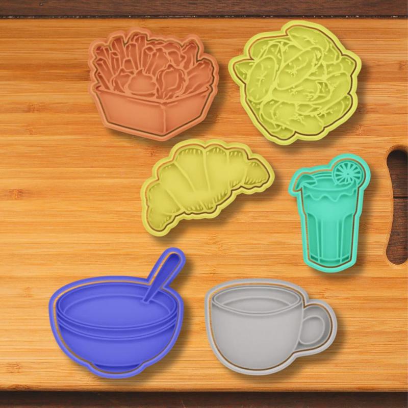 COOKIE CUTTER set of food set of 6