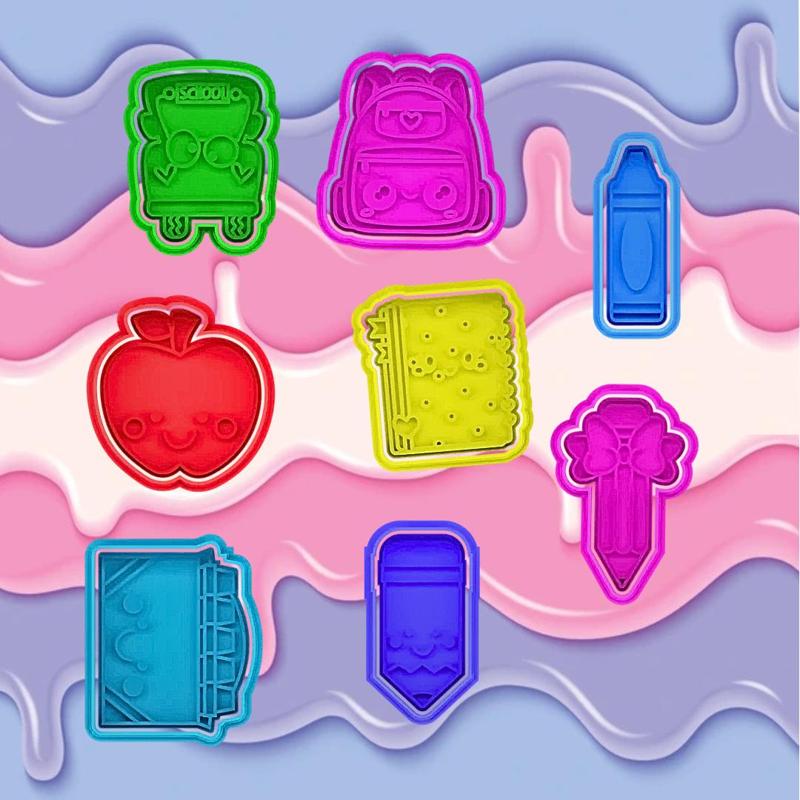 COOKIE CUTTERlove/ teacher/ professor/ pencil/ study/ school set of 8