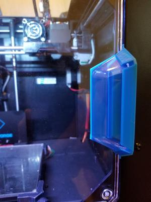 Flashforge Creator Pro Door Handle Fill Plate