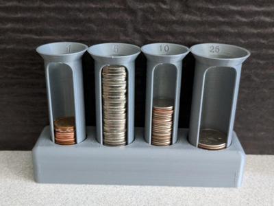 Mount for Coin Wrapper Roller