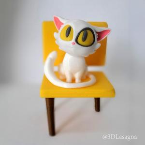 Daijin Cat and chair from Suzume