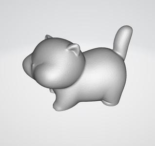 Cute Kitten Figure