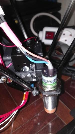 Anycubic Kossel Inductive auto level probe mount 18mm