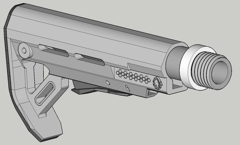 Custom Stock AR Style