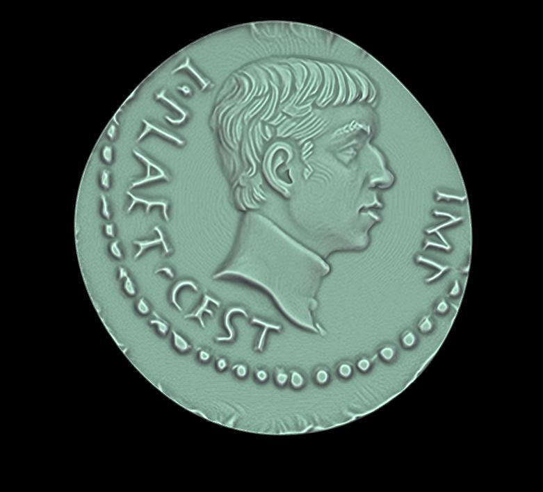 The Most Important Ancient Coin The Brutus “Eid Mar” Denarius, 42 BC FOR 3D PRINTING
