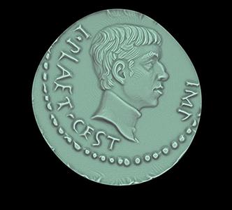 The Most Important Ancient Coin The Brutus “Eid Mar” Denarius, 42 BC FOR 3D PRINTING