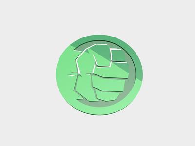 Hulk Emblem Coin