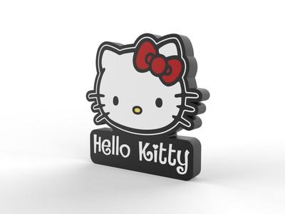 HELLO KITTY LUMINÁRIA - LED LAMP WITH STANDING SUPPORT