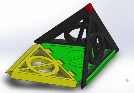 Harry Potter Deathly Hallows Pyramid Box