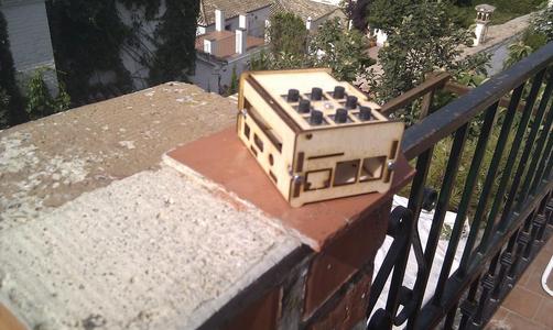 wooden enclosure for Raspberry Pi 3 and PIFACE 2 