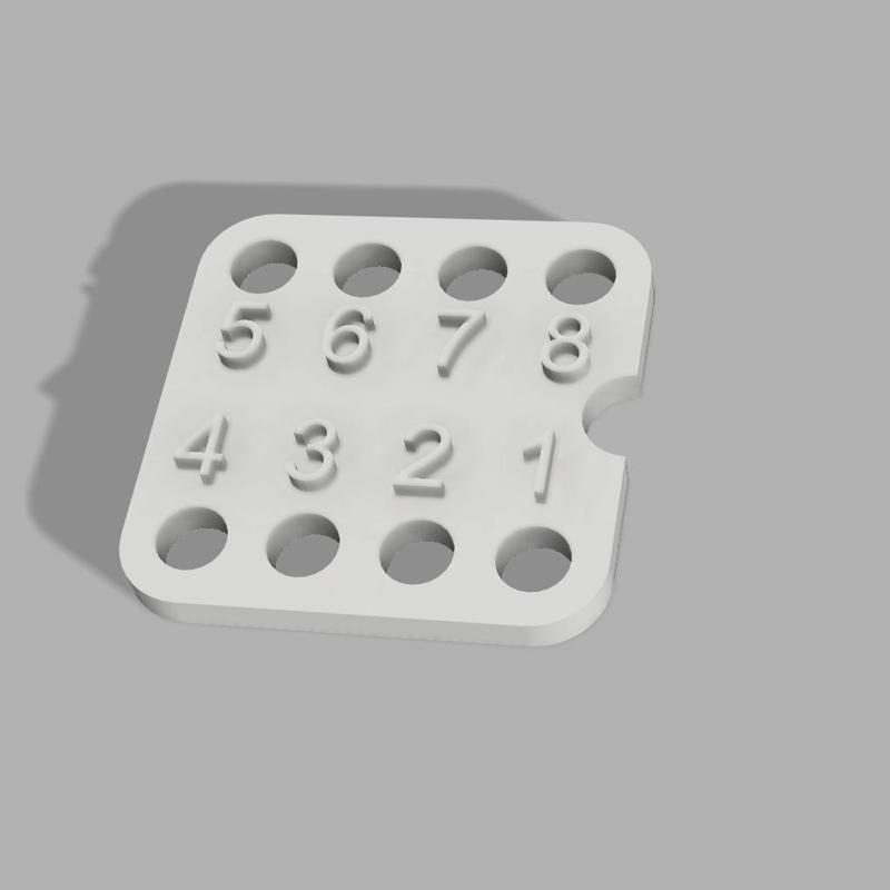 Pin number guide 8 pins