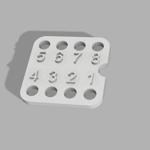 Pin number guide 8 pins