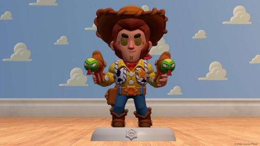 Colt Woody Figure from Brawl Stars