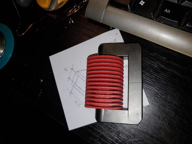 High voltage multi stage bobbin  For closed ferite core