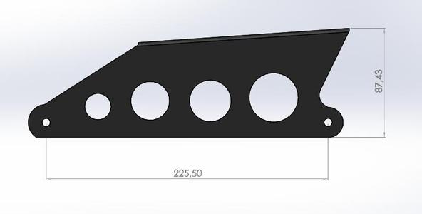 Motorcycle chain cover on-off