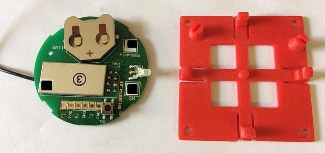 Halter fuer Homematic Module  HM-SCI-3-FM, HM-SwI-3-FM und HM-PBI-4-FM