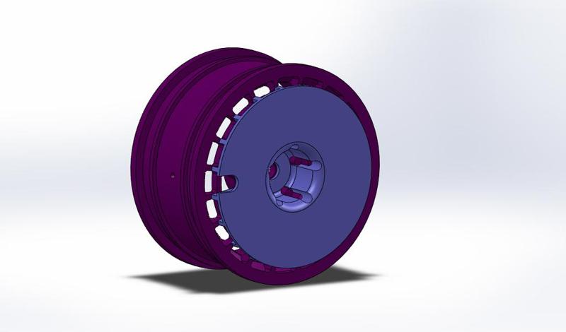 Ken Block's Gymkhana Fifteen 52 Turbomac 1/10 RC car wheel 