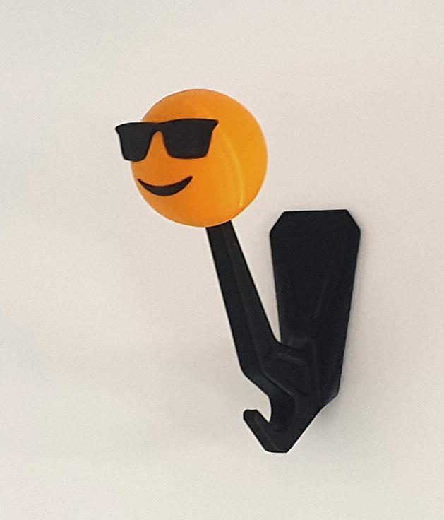 MOTORCYCLE HELMET HOLDER emoji cool face 😎