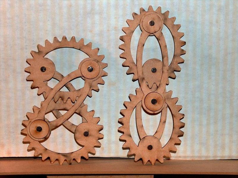 Crosslink ellipse gears