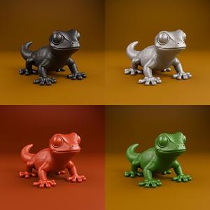 🦎 Gecko Figurine - 3D Printable STL File