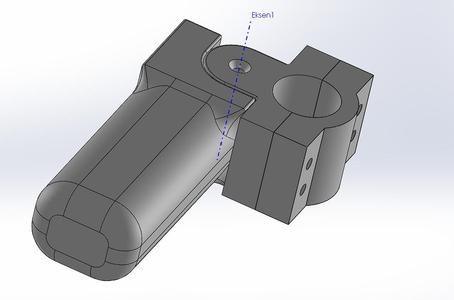 Foldable Crash Bar Foot Peg for 28mm Tubes – 3D Printable Motorcycle Accessory