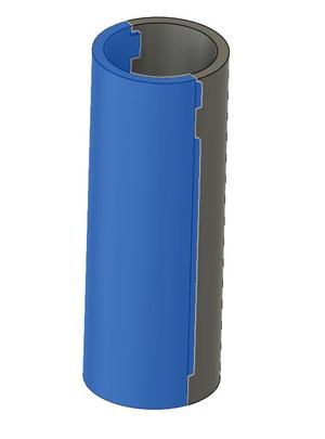 HD Fork Tube Covers - Blank Front (48)