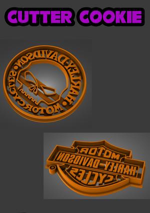 Harley davidson cutter cookie cutter