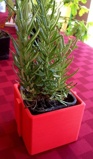 Modular Interlocking Windowsill Herb Pot