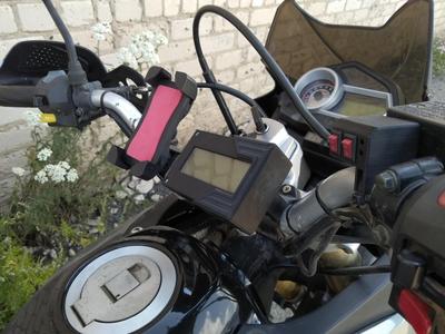 LCD2004 display mount on motorcycle
