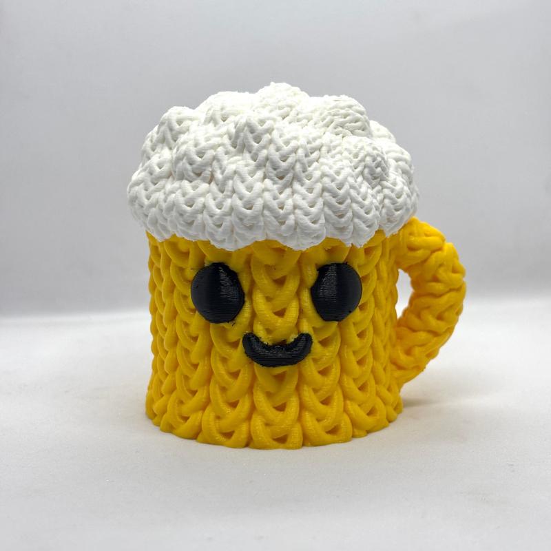 Knitted Beer Mug