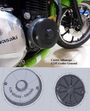 KAWASAKI 1000 J Godier-Genoud - Ignition housing