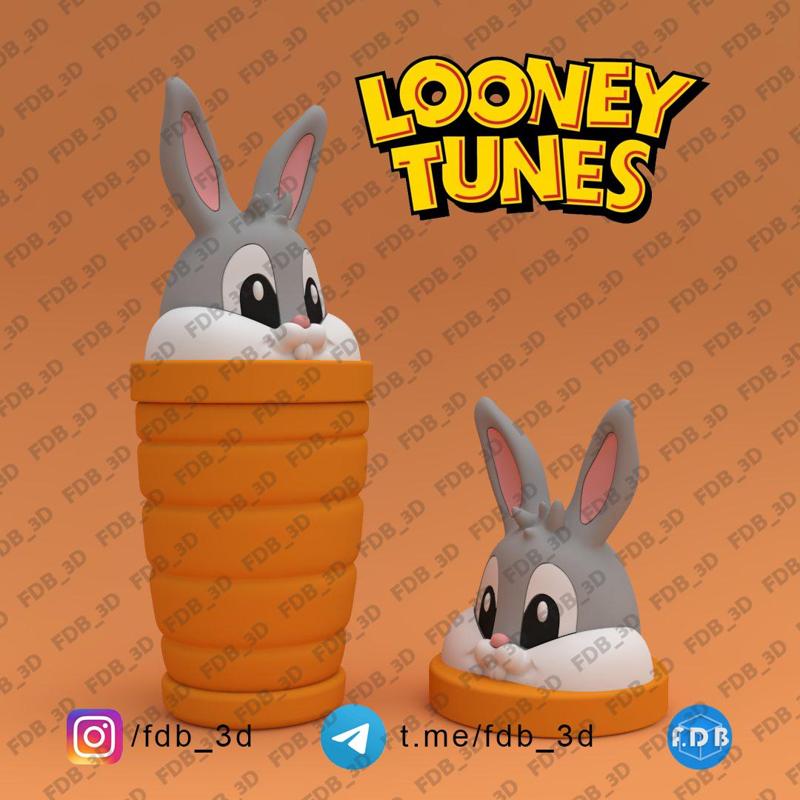 BUGS BUNNY / LOONEY TUNES MILKSHAKE CUP