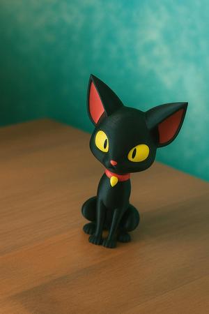 Black Cat Figurine