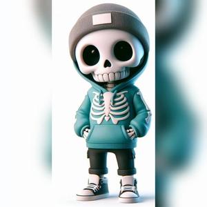 Urban Vibes / urban skeleton 10 / art toy / magic makes