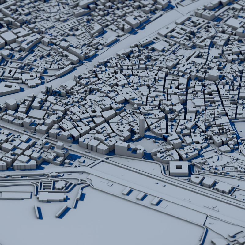 Malaga City in Spain