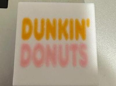 Dunkin straw topper