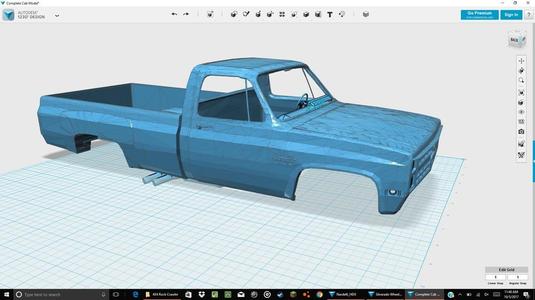 Remix K10 Silverado Single Cab For RC Truck